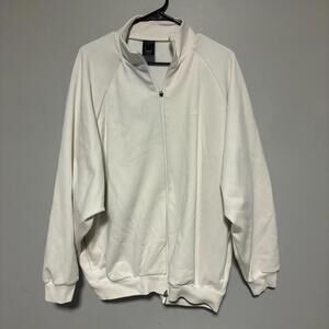 Adidas basketball zip up sweatshirt men’s size oversized large